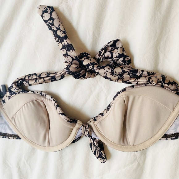 Zimmerman 50’s Prima Brown Cherry Halter Bikini 0A - Picture 8 of 12